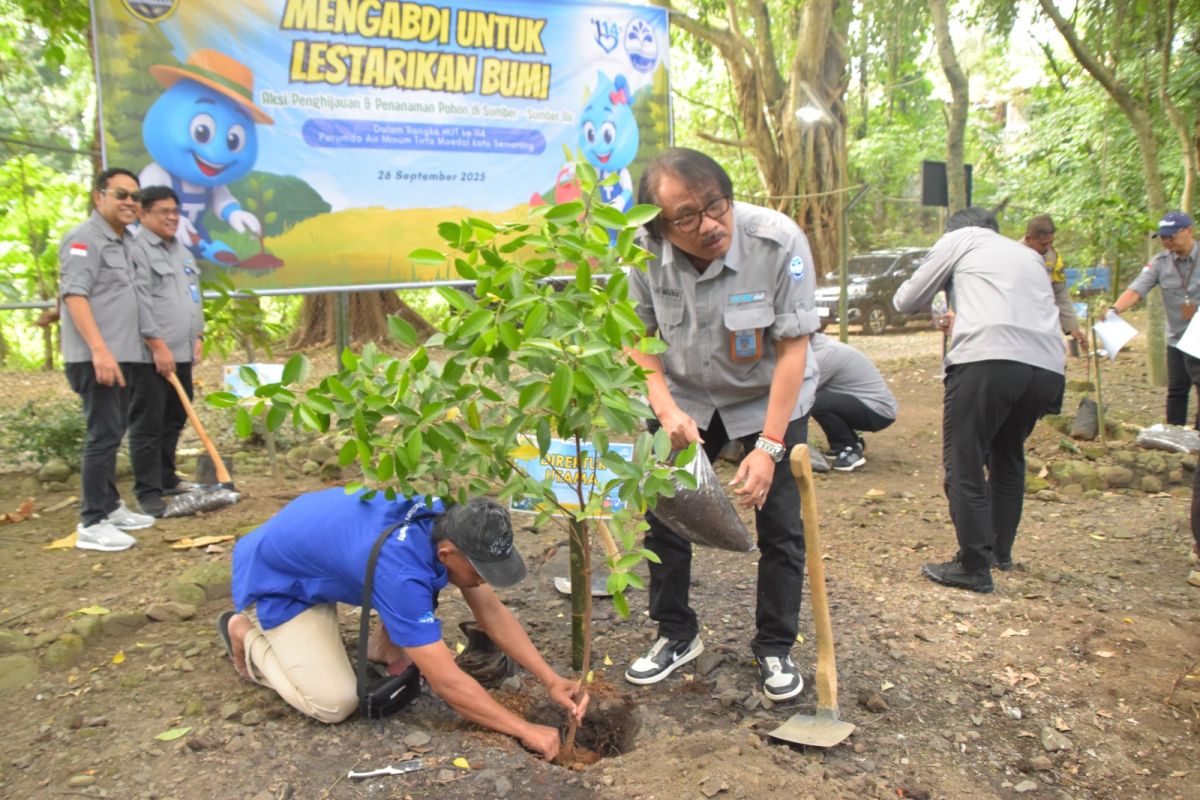 PDAM Semarang hijaukan lima titik sumber mata air