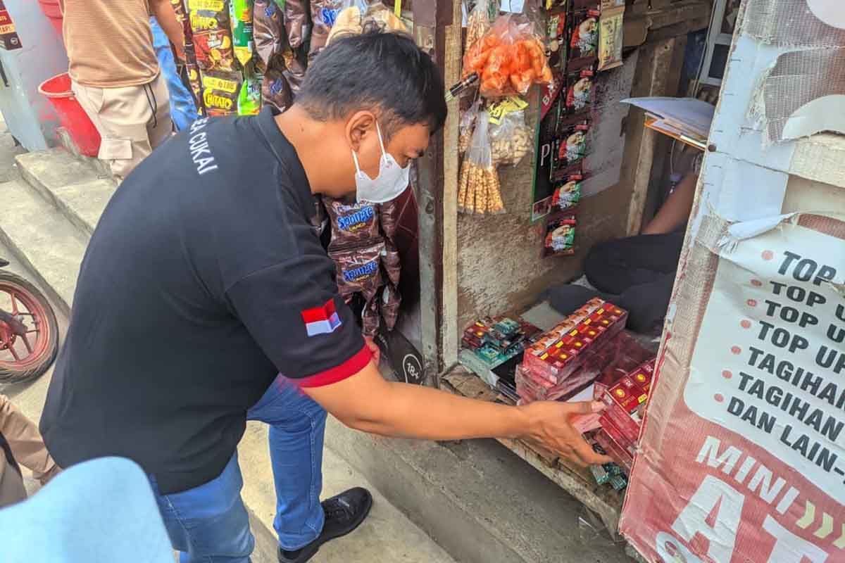 Bea Cukai Aceh sita 34.300 batang rokok ilegal dalam operasi pasar