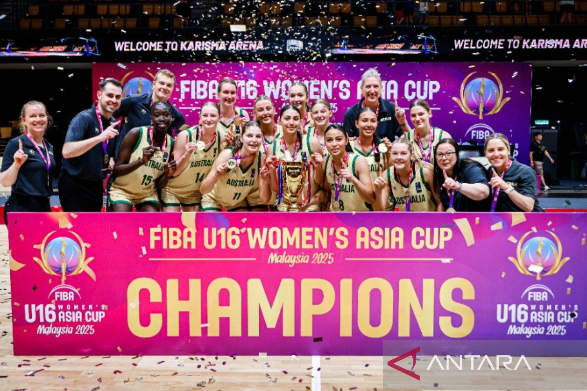 Australia raih empat gelar beruntun FIBA U-16 Women's Asia Cup 2025