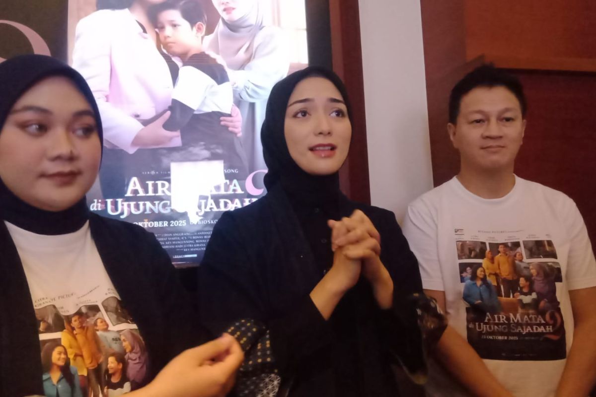 Pemeran Series Air Mata di Ujung Sajadah 2 sapa penonton di Bandarlampung