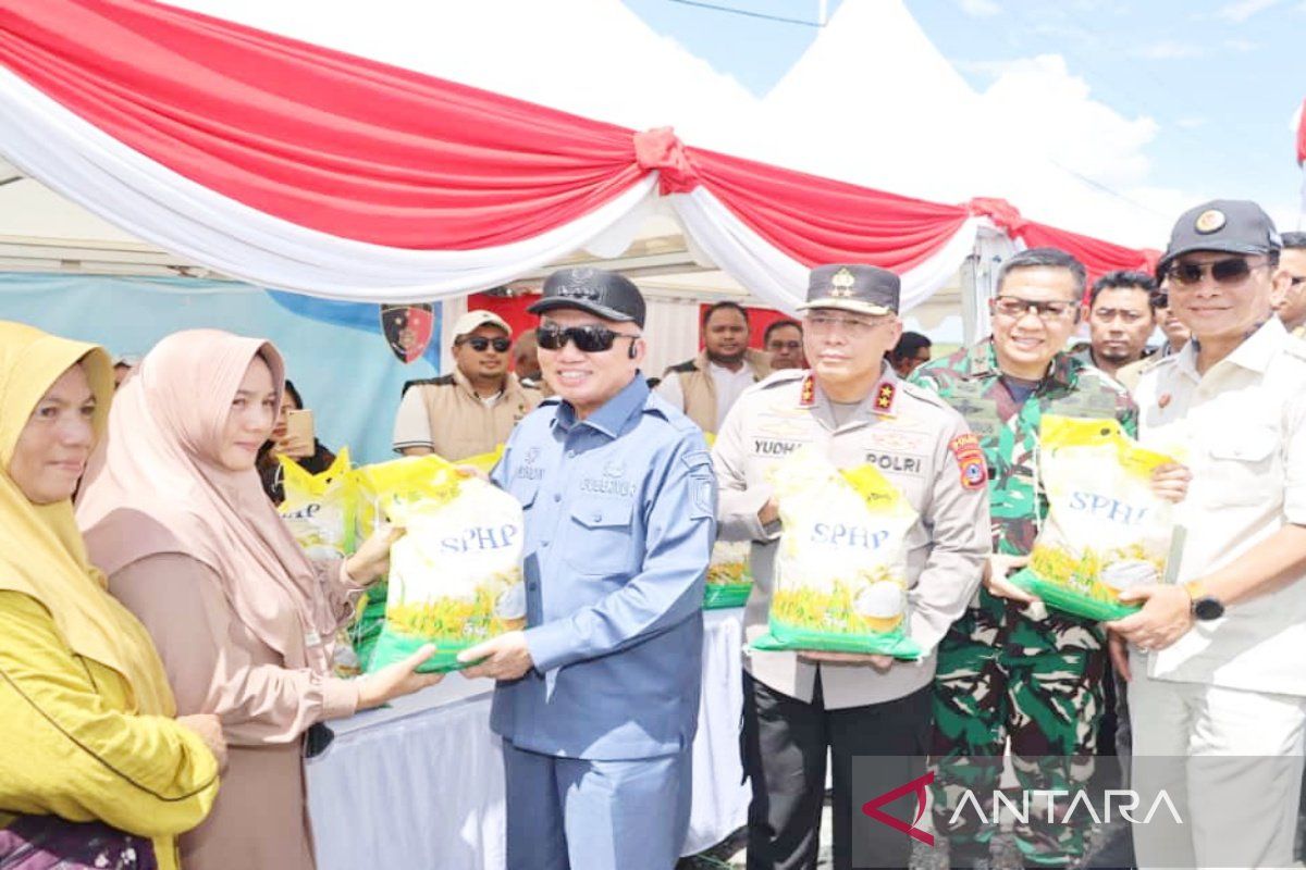 5 ton beras SPHP ludes diserbu warga saat panen jagung Polda Kalsel