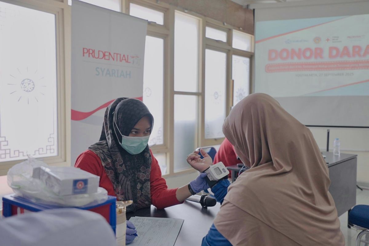 Prudential Syariah gandeng Muhammadiyah ambil bagian pada bakti sosial donor darah