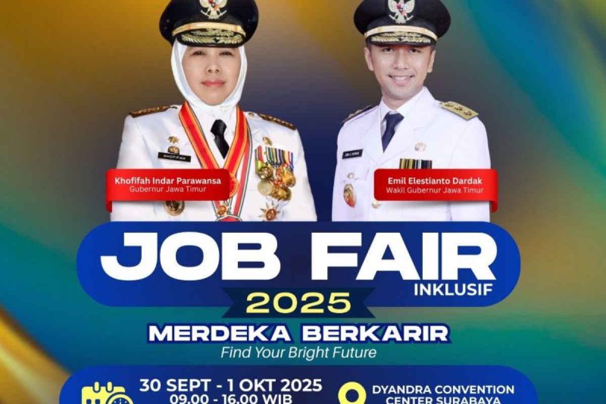Pemprov gelar Job Fair Inklusif 2025 sambut HUT ke-80 Jatim