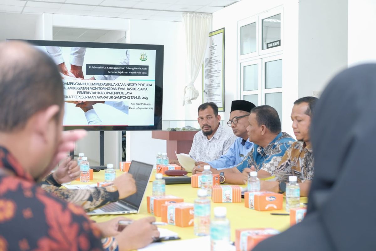 BPJS perluas cakupan perlindungan ekosistem gampong di Pidie Jaya
