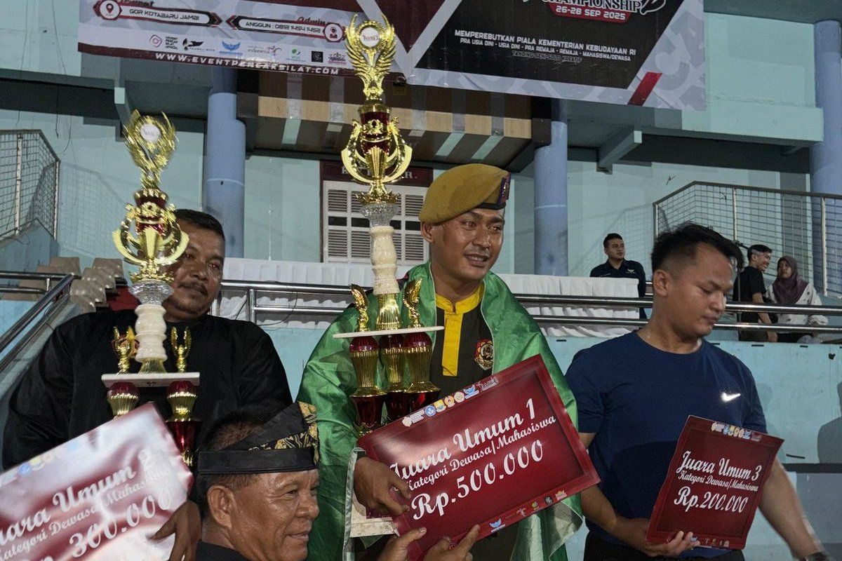 PSM Korem 042/Gapu rebut juara umum Kejurnas silat di Jambi