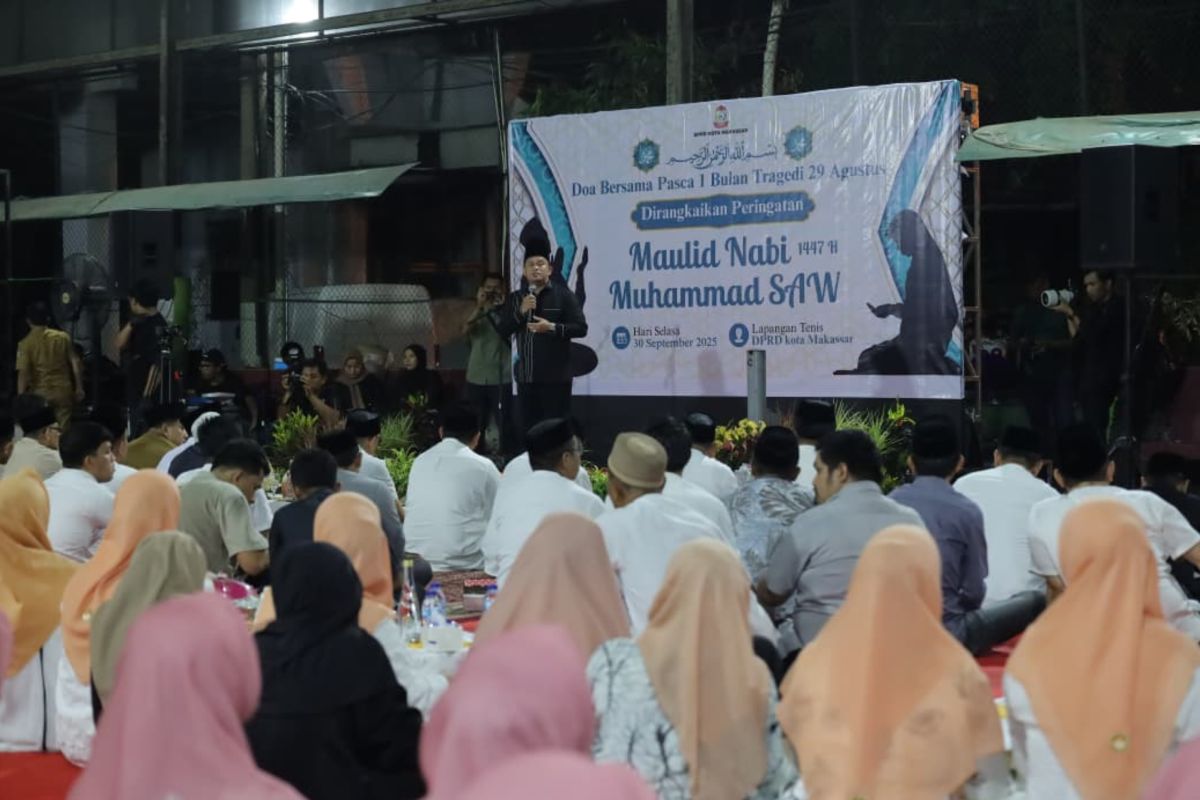 Makassar doakan korban tragedi 29 Agustus 2025