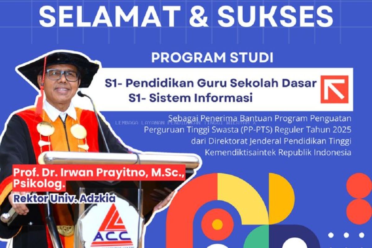 Universitas Adzkia Raih Bantuan Program Penguatan PTS Tahun 2025