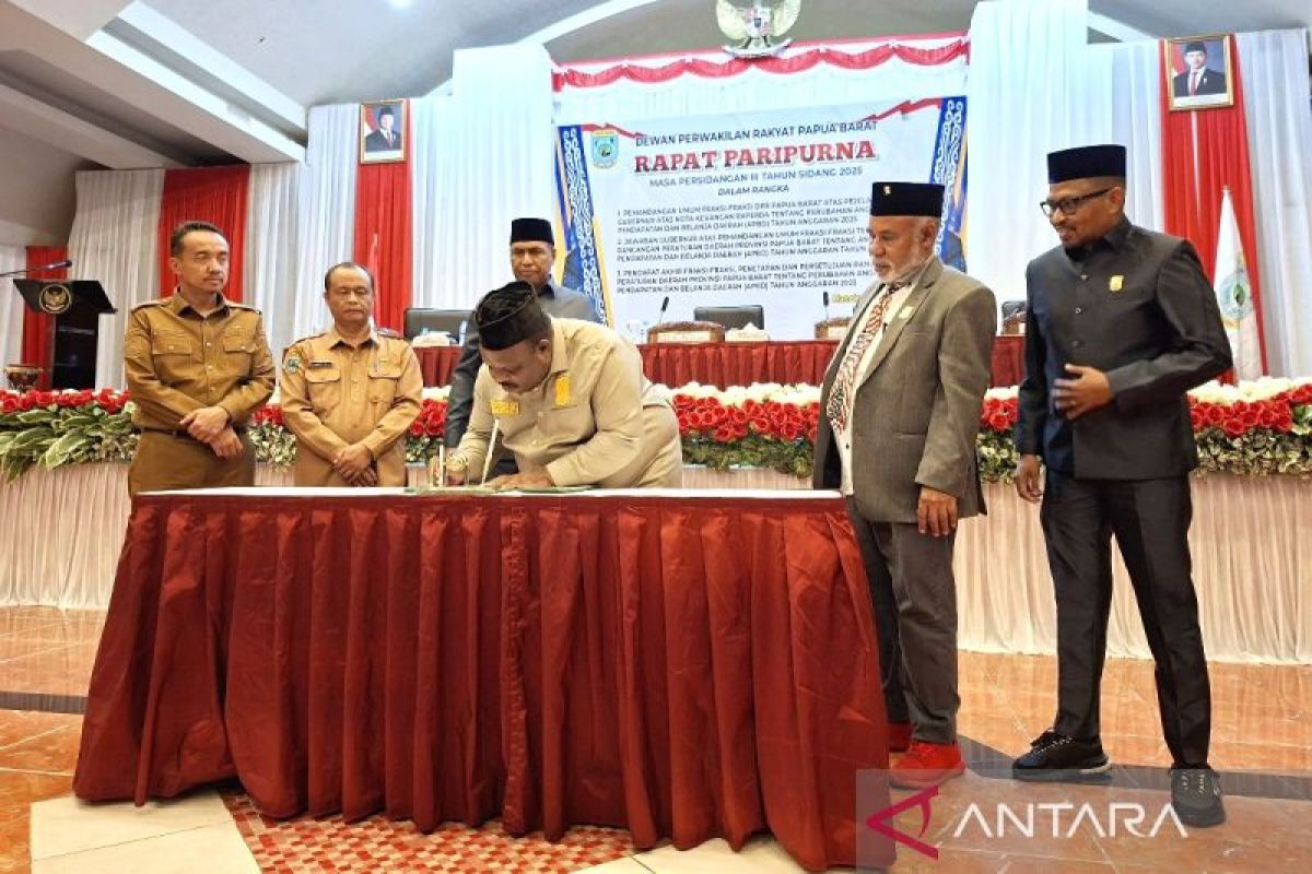 APBD Perubahan 2025 Papua Barat sebesar Rp3,77 triliun