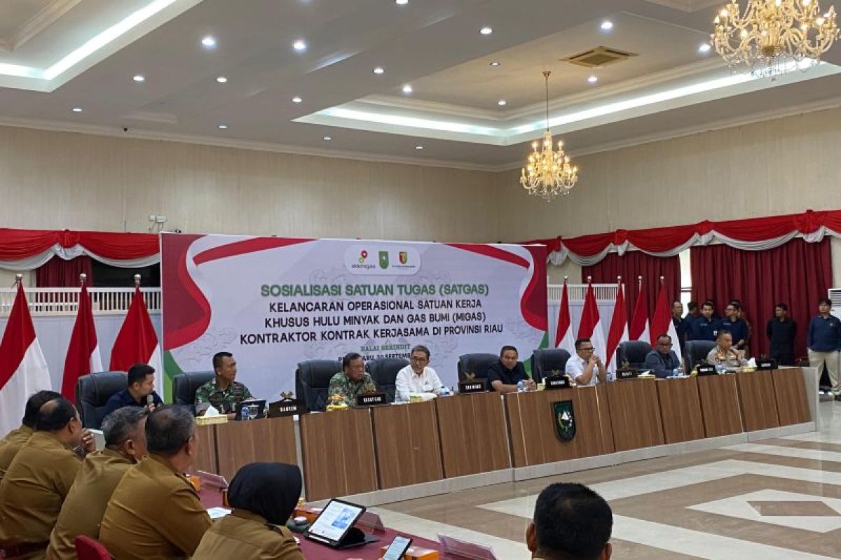 Percepat produksi, Pemprov Riau bentuk Satgas Kelancaran Operasional Hulu Migas