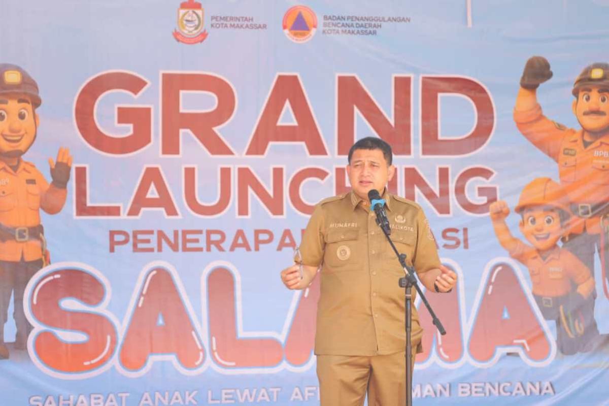 Pemkot Makassar meluncurkan program Sekolah Tangguh Bencana