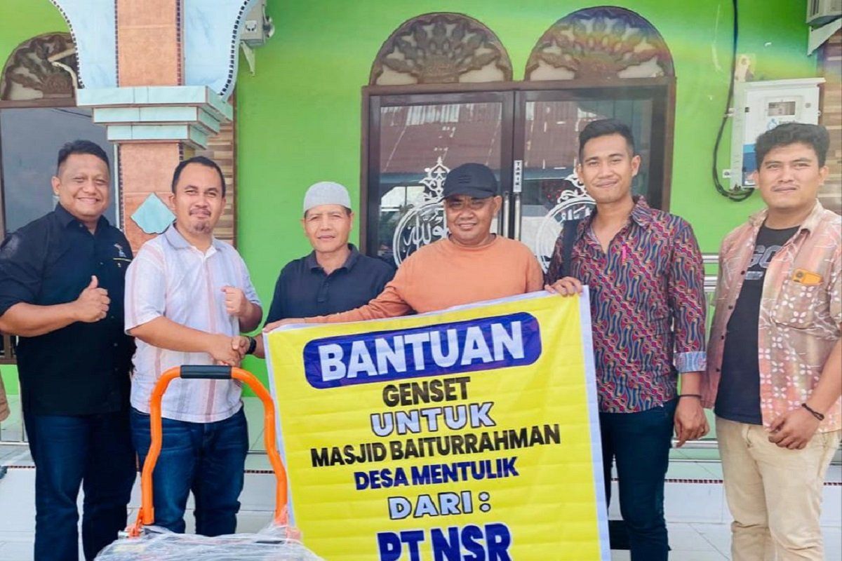 Dua desa di Kecamatan Kampar kiri Hilir dapat bantuan dari PT NSR