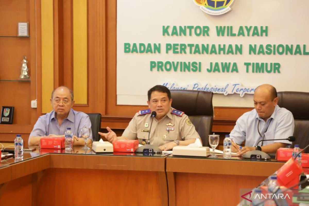 BPN Jatim bentuk tim penyelesaian tanah kawasan Unair