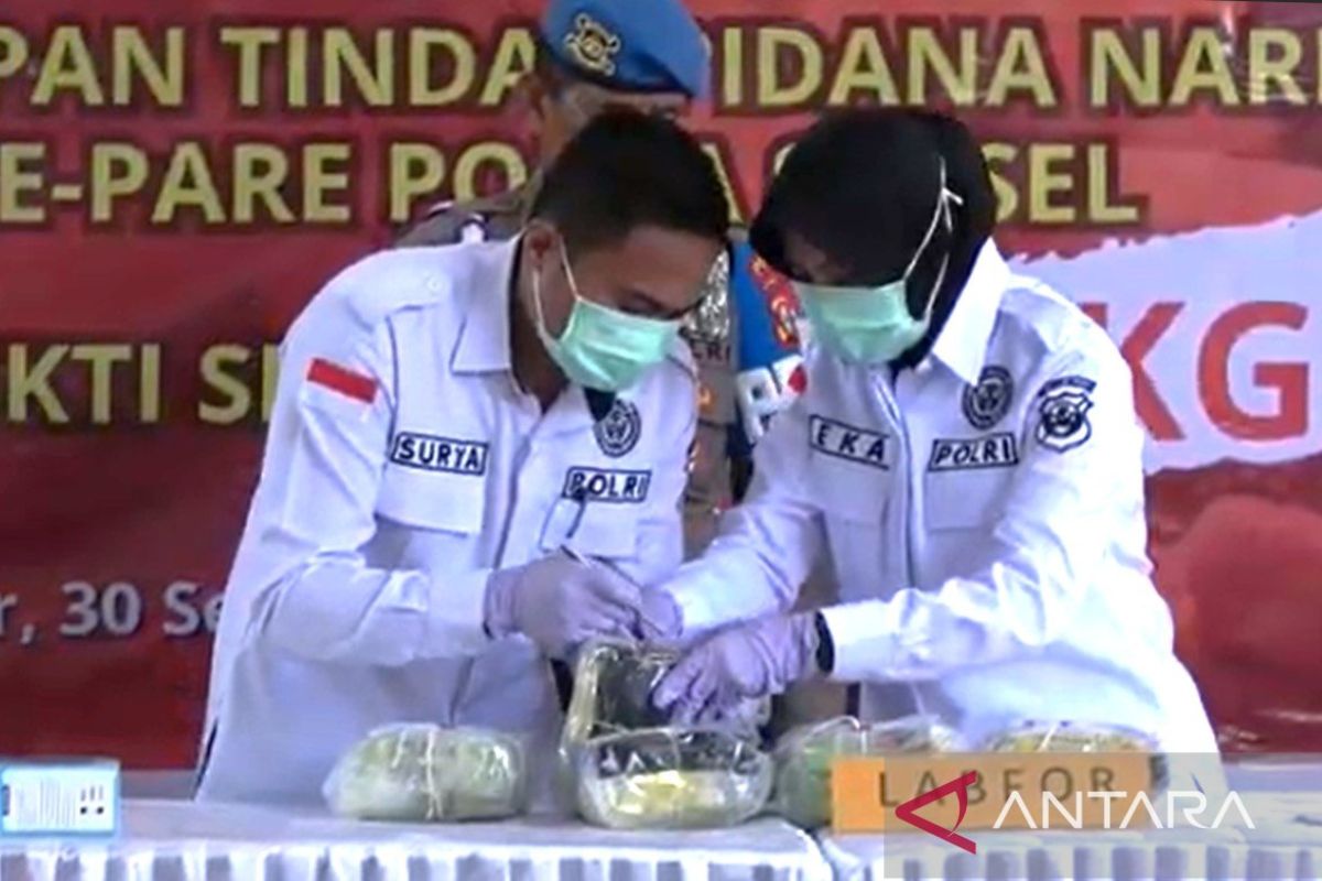 Polda Sulsel ungkap penyelundupan 122 kg sabu