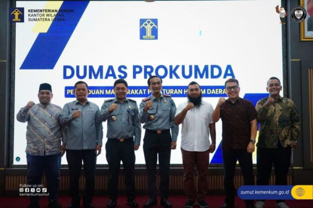 Kanwil Kemenkum Sumut resmikan  layanan Dumas Prokumda
