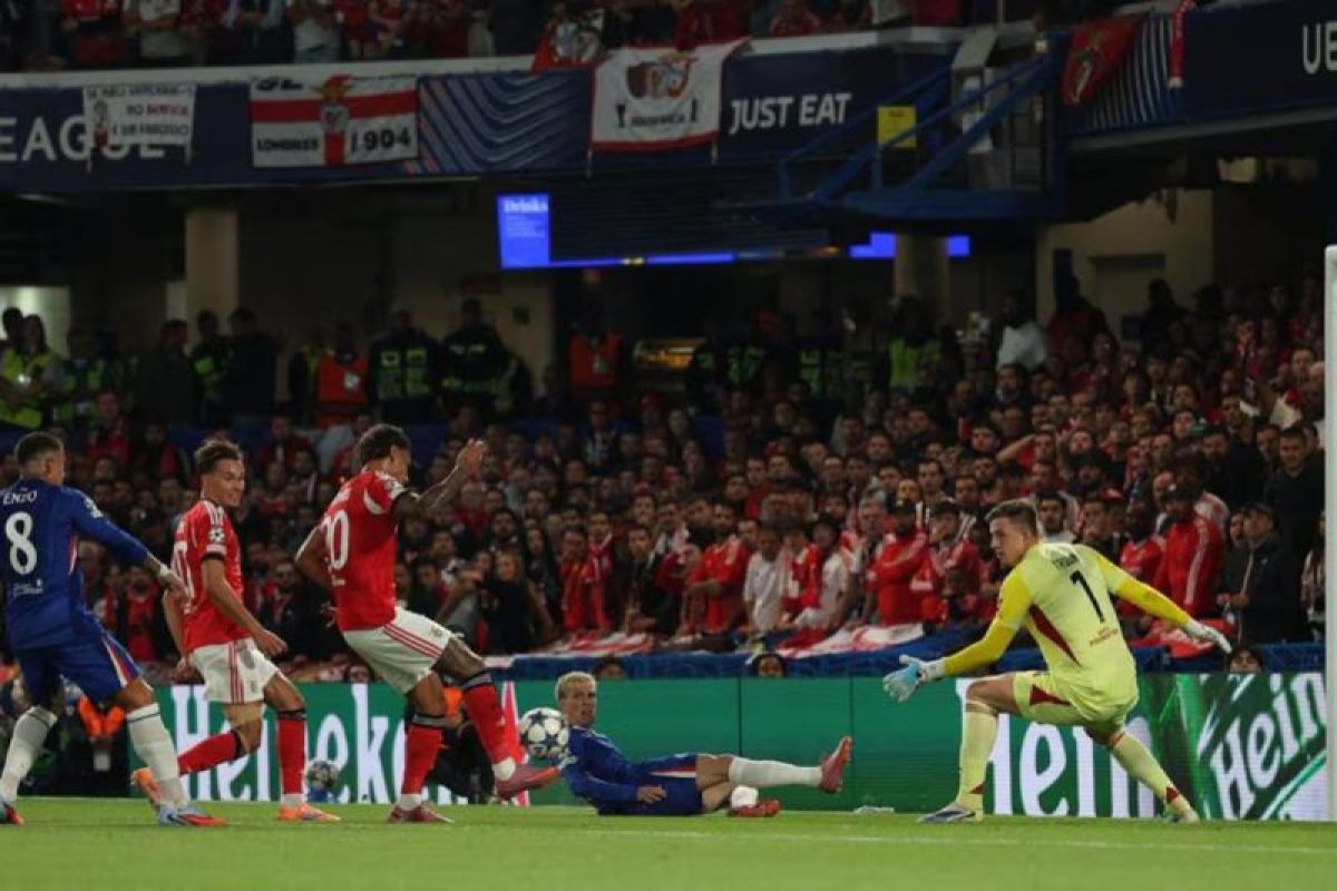 Chelsea tekuk Benfica 1-0 lewat kemenangan tipis di kandang