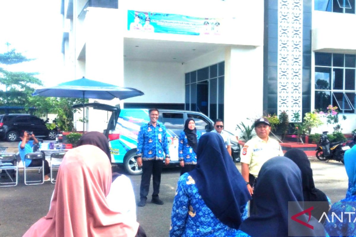 UPPD Samsat Marabahan gelar Gebyar Panutan Pajak 2025 di Kantor DPRD Batola