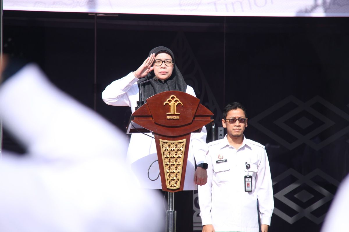 Kemenkum Jateng Gelar Upacara Peringatan Hari Kesaktian Pancasila