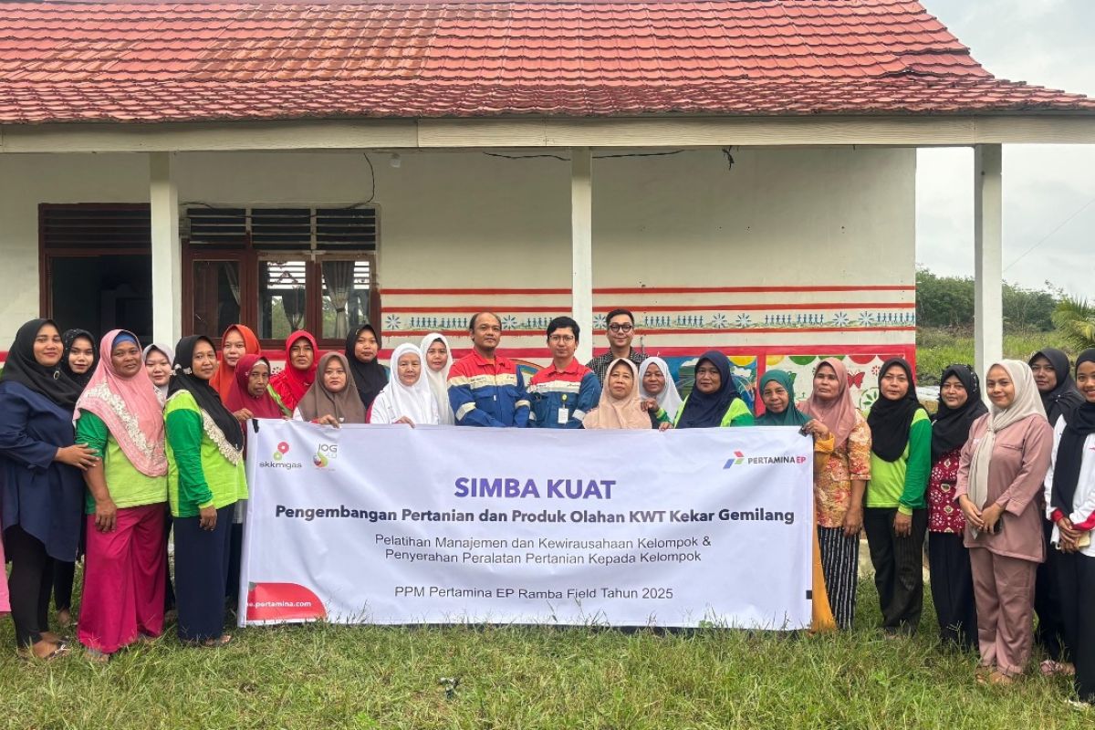 Pertamina EP Ramba Field dukung kemandirian warga Desa Keluang