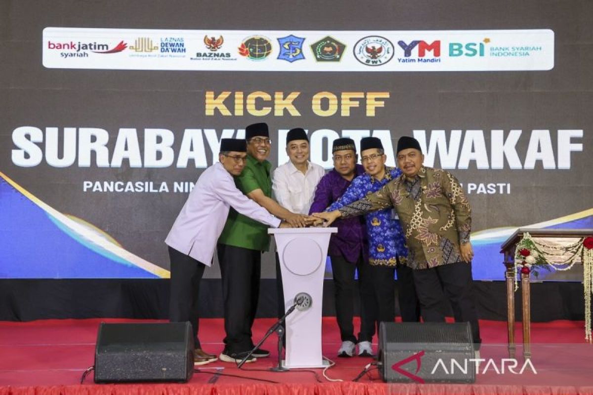 Pemkot luncurkan Surabaya Kota Wakaf untuk sejahterakan warga