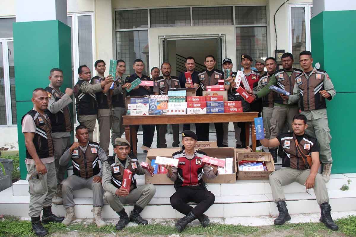 Bea Cukai sita 39.820 batang rokok ilegal di Pidie Jaya