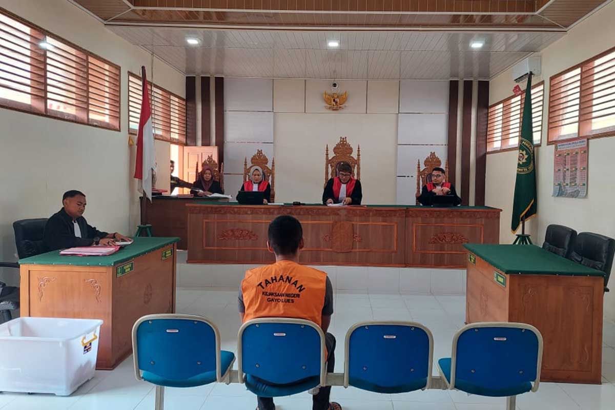 Terdakwa perdagangan gading Aceh divonis satu tahun tiga bulan penjara