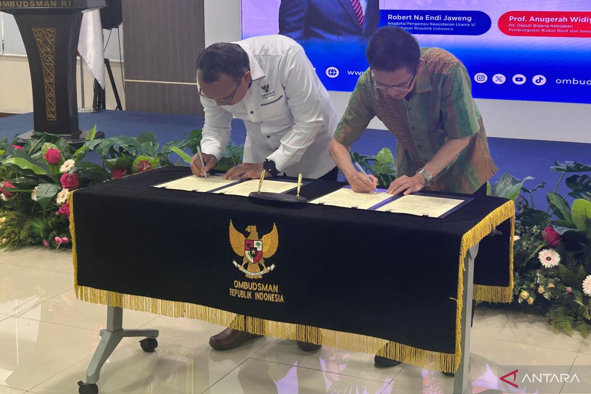 Ombudsman dan BRIN teken perjanjian kerja sama kolaborasi kajian