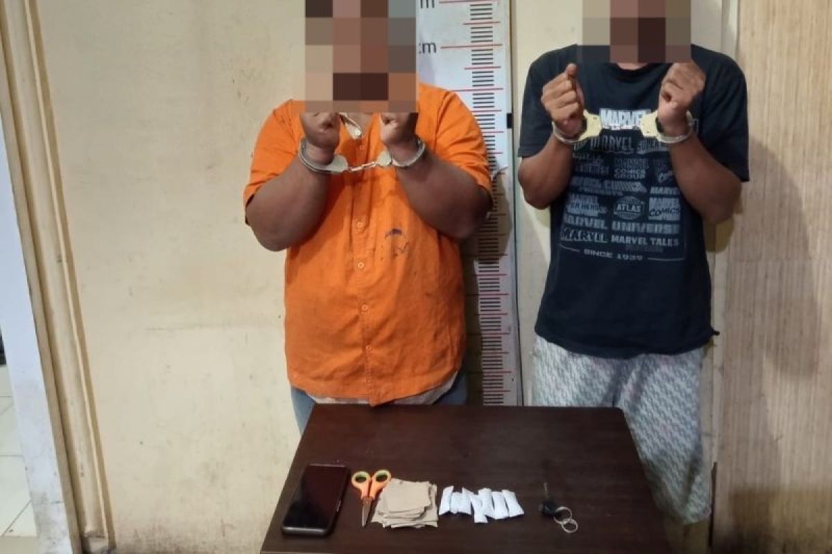 Polres Langkat amankan dua tersangka pemilik ganja dari Padang Tualang