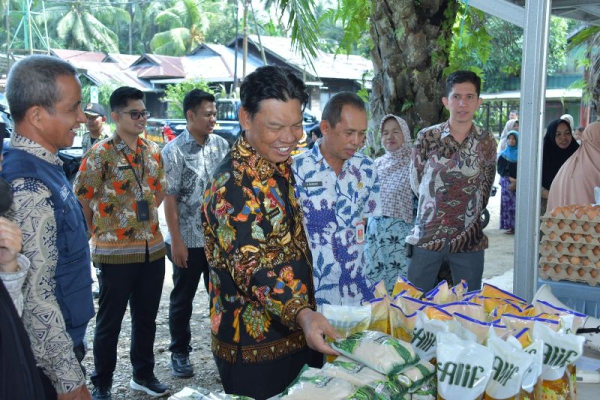 Wabup HSS tinjau pasar murah pastikan pemenuhan kebutuhan masyarakat