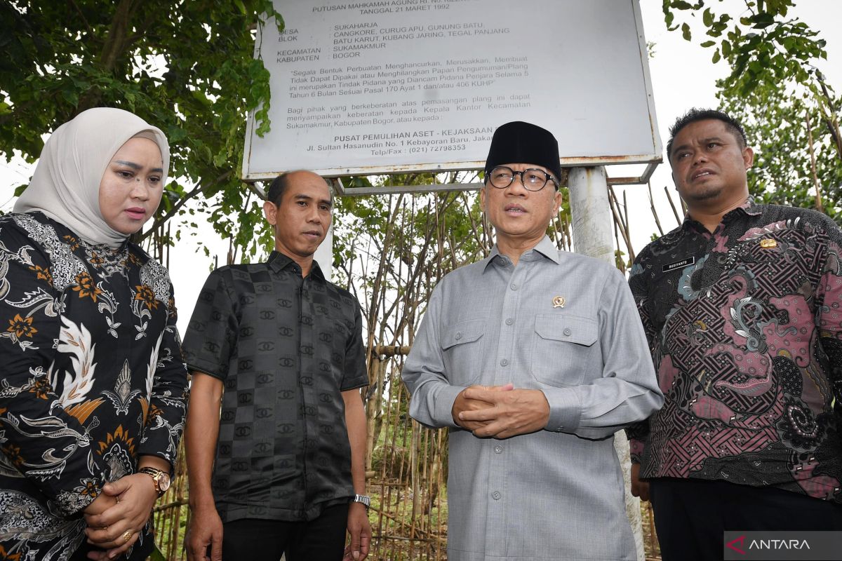 Mendes siap membebaskan dua desa di Kabupaten Bogor di agunan