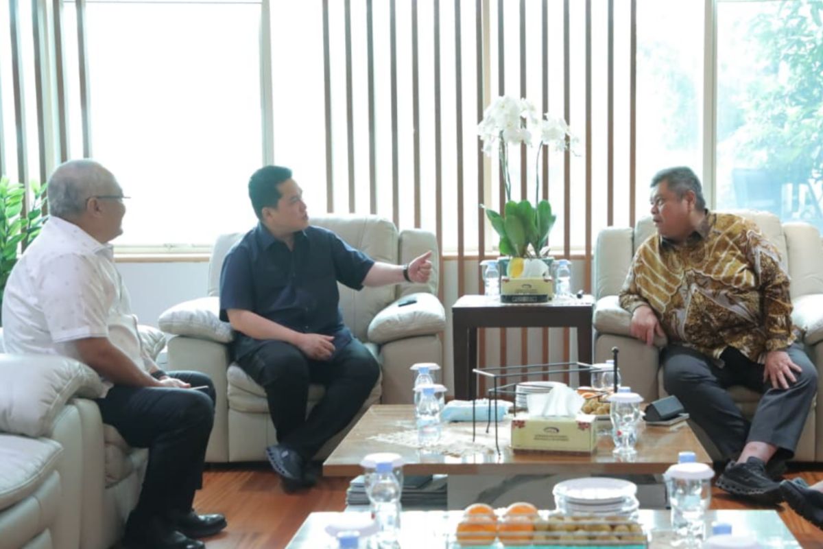 Erick Thohir dan Kepala BPKP bahas perbaikan tata kelola Kemenpora