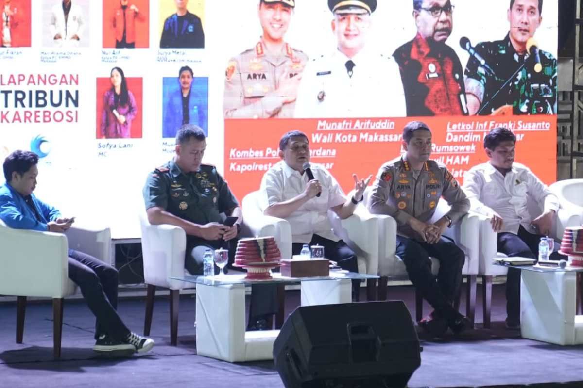 Munafri mengajak OKP rawat demokrasi dan stabilitas kota Makassar