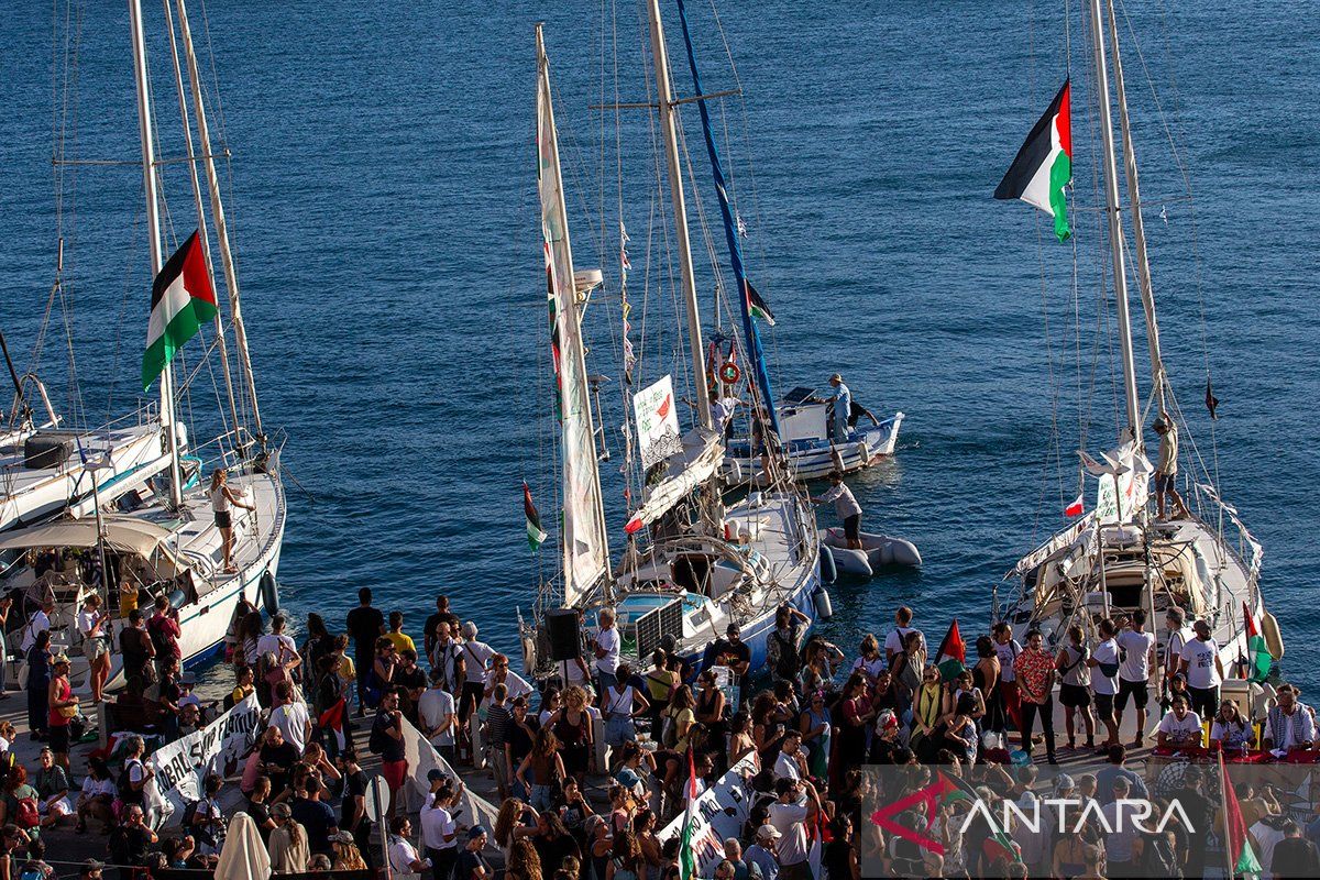 223 aktivis ditahan Israel di armada Sumud Flotilla