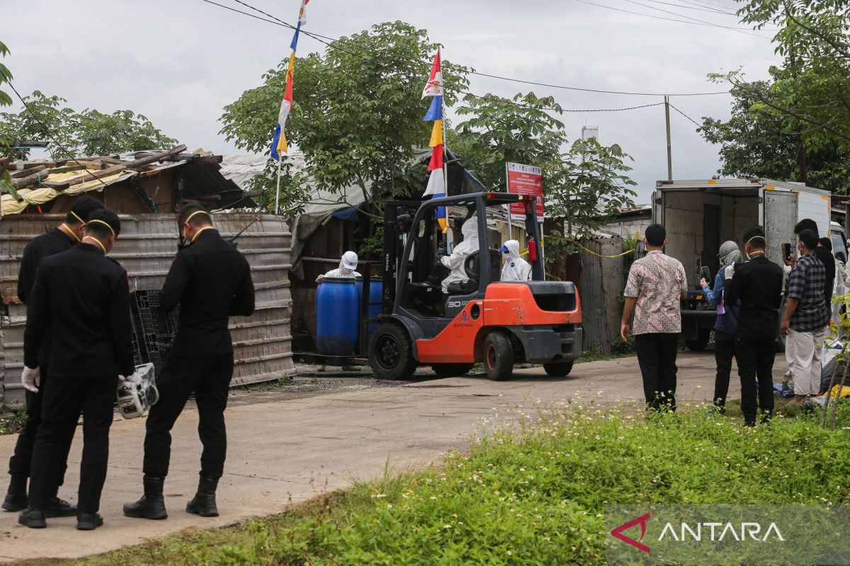 Satgas lanjutkan pemetaan area terpapar radiasi Cesium-137 di Cikande