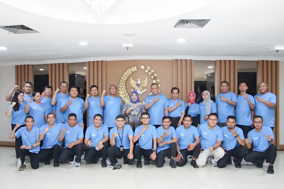 Sekjen MPR lepas kontingen Bapor Korpri untuk Pornas XVII di Palembang