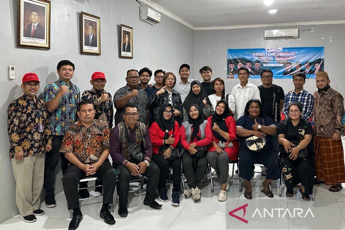 DPD RI asal Sumut gelar donor darah peringati HUT ke-21