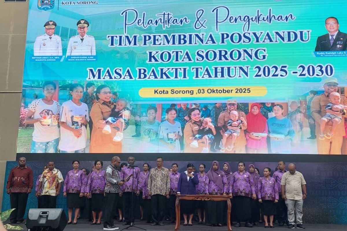 Pemkot Sorong bentuk tim pembina posyandu optimalkan layanan