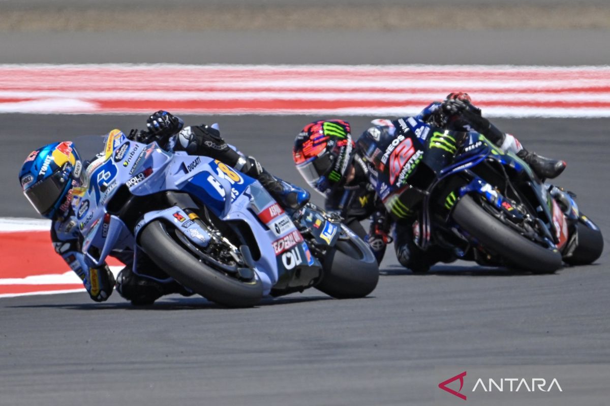 MotoGP Indonesia - Luca Marini tercepat di sesi FP1