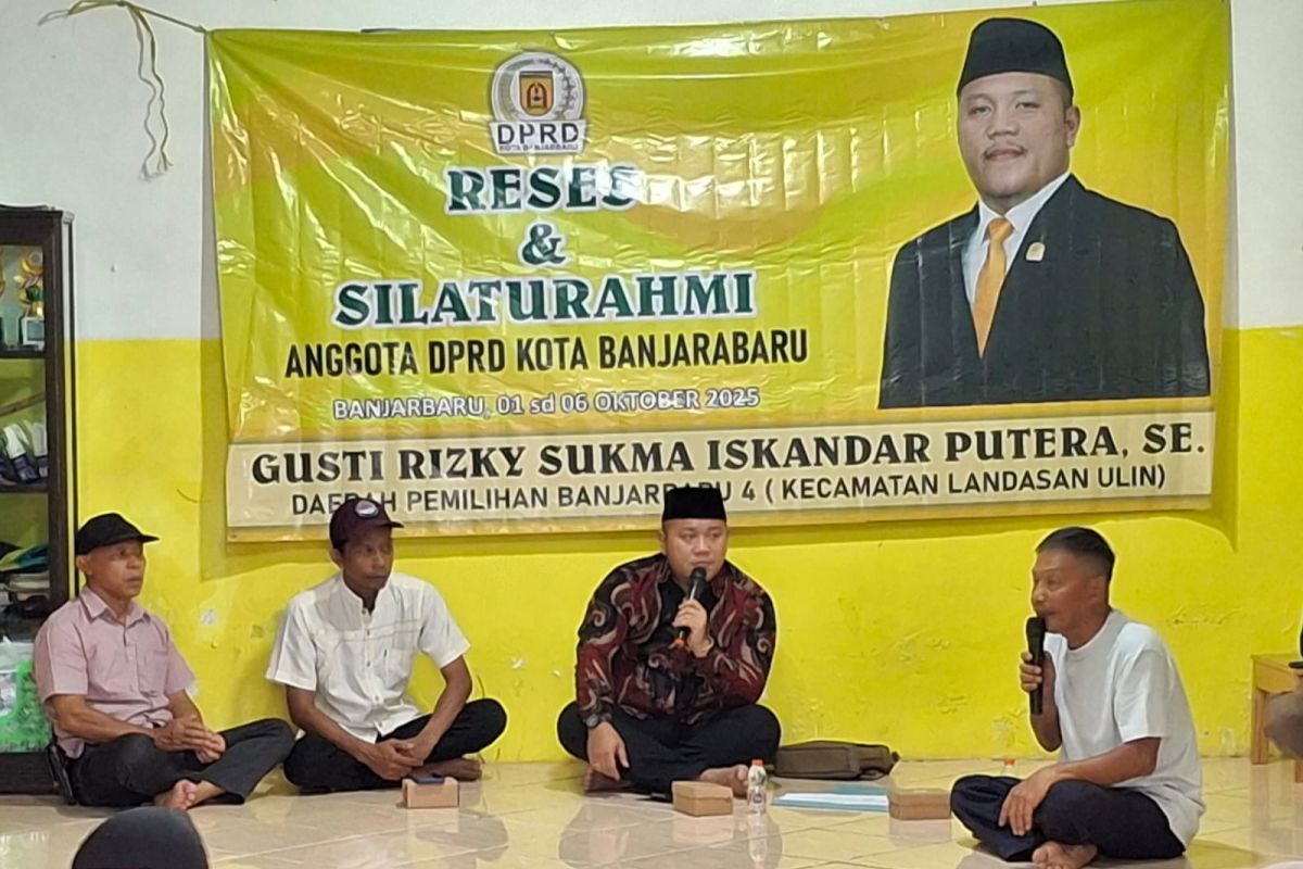 Ketua DPRD Banjarbaru reses di Guntung Manggis serap aspirasi masyarakat