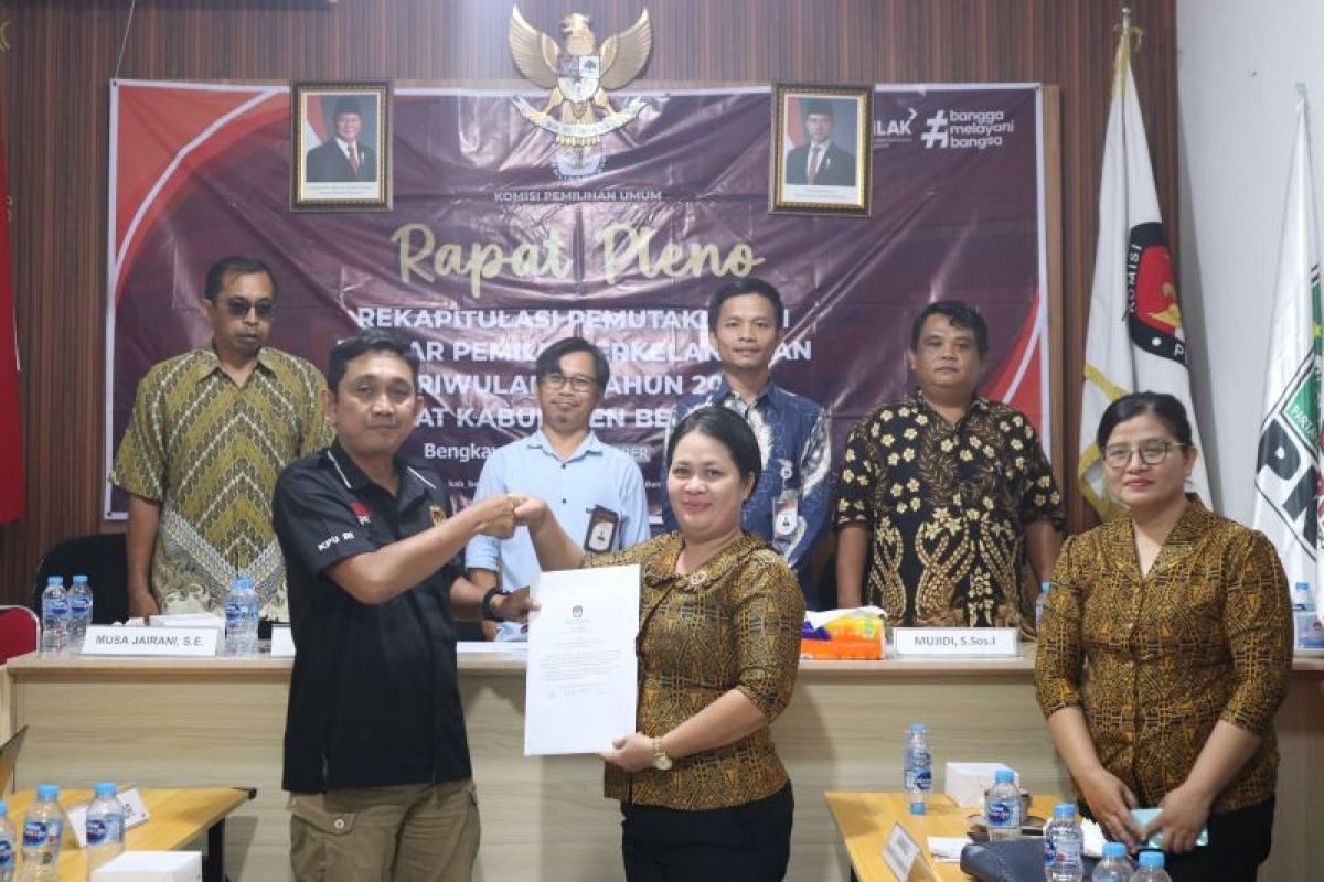 KPU Bengkayang Kalbar tetapkan 211.839 pemilih pada triwulan III PDPB 2025