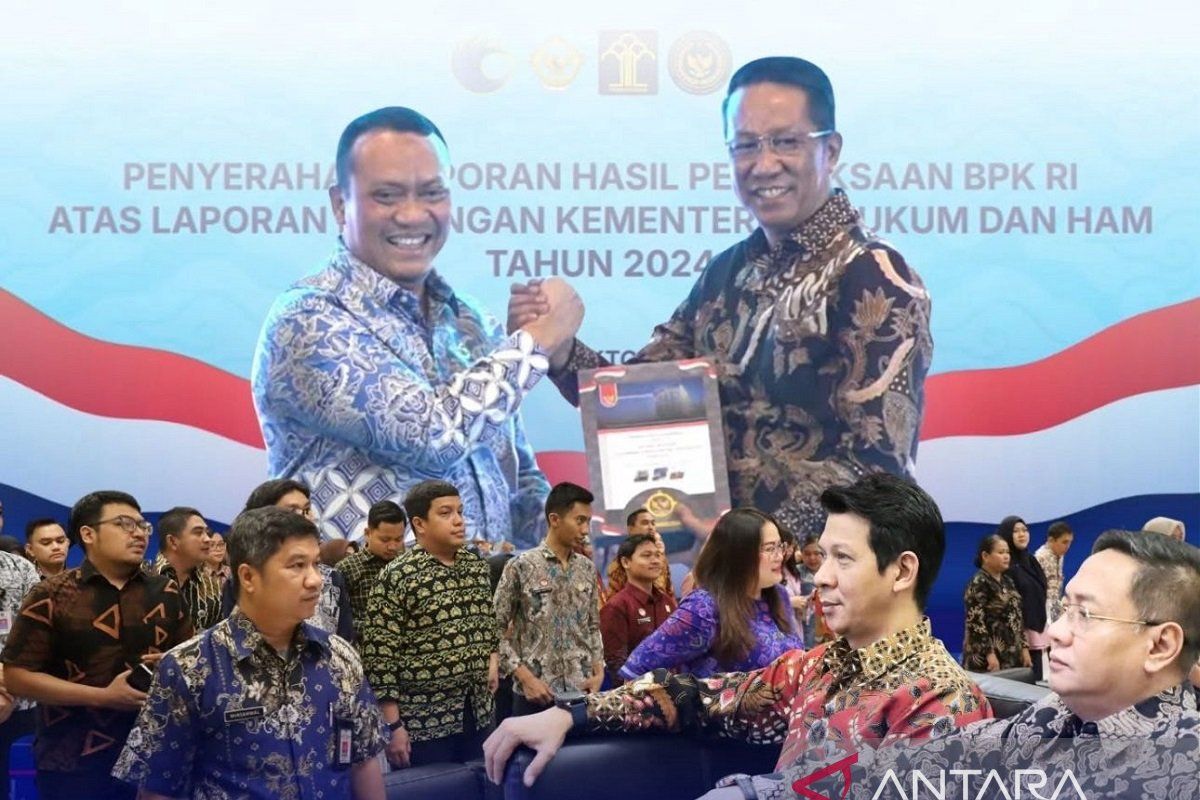 Kemenkum Riau Ikuti Penyerahan LHP BPK RI Tahun 2024