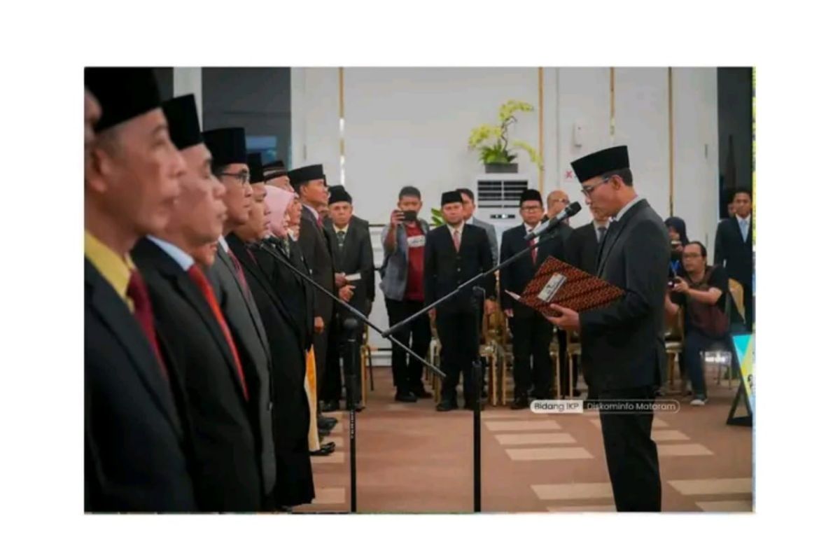 Wali Kota Mataram lantik 103 pejabat dorong kreativitas dan inovasi