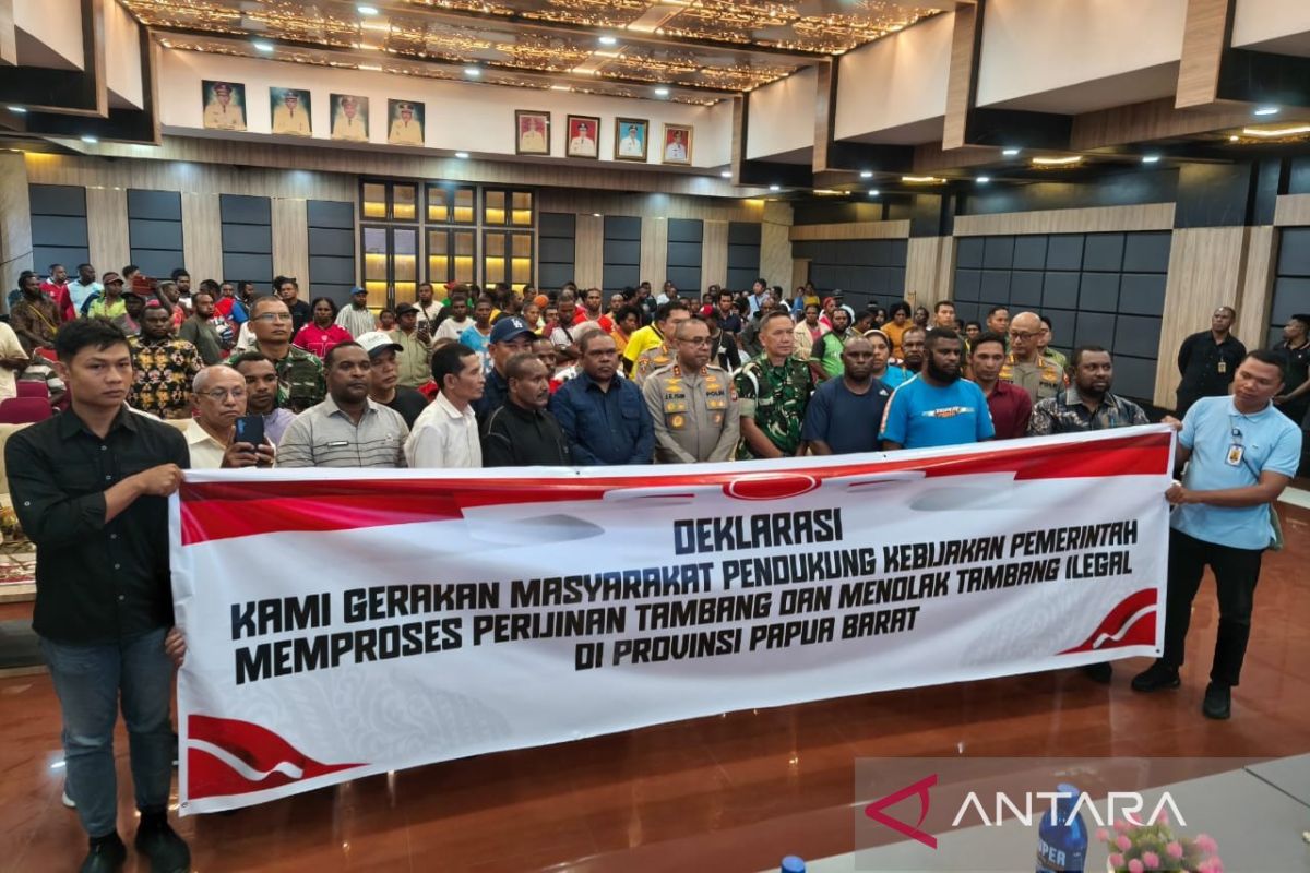 Pemkab Manokwari-masyarakat adat sepakat hentikan aktivitas tambang ilegal