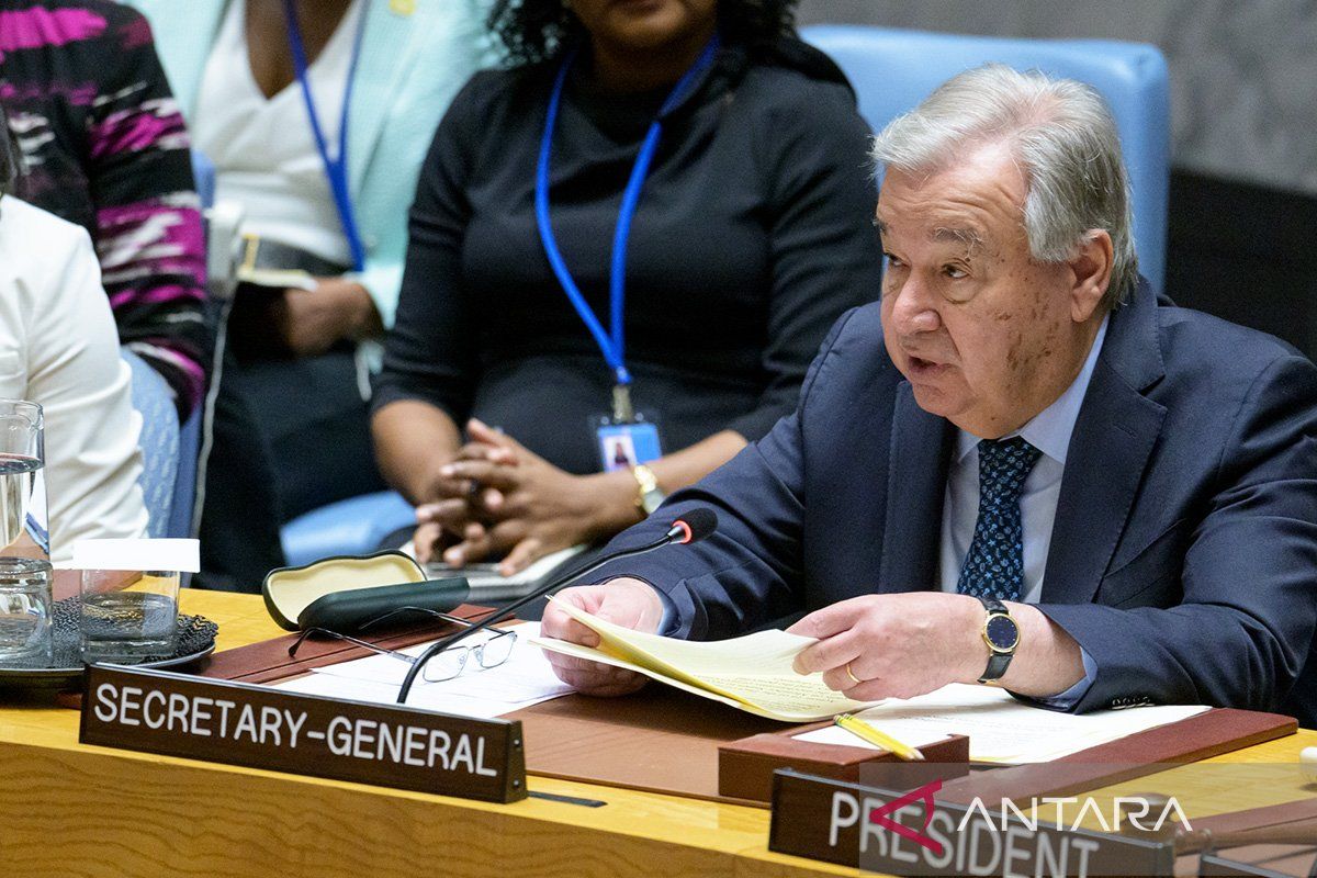 Sekjen PBB sambut baik pernyataan Hamas terkait usulan AS soal Gaza
