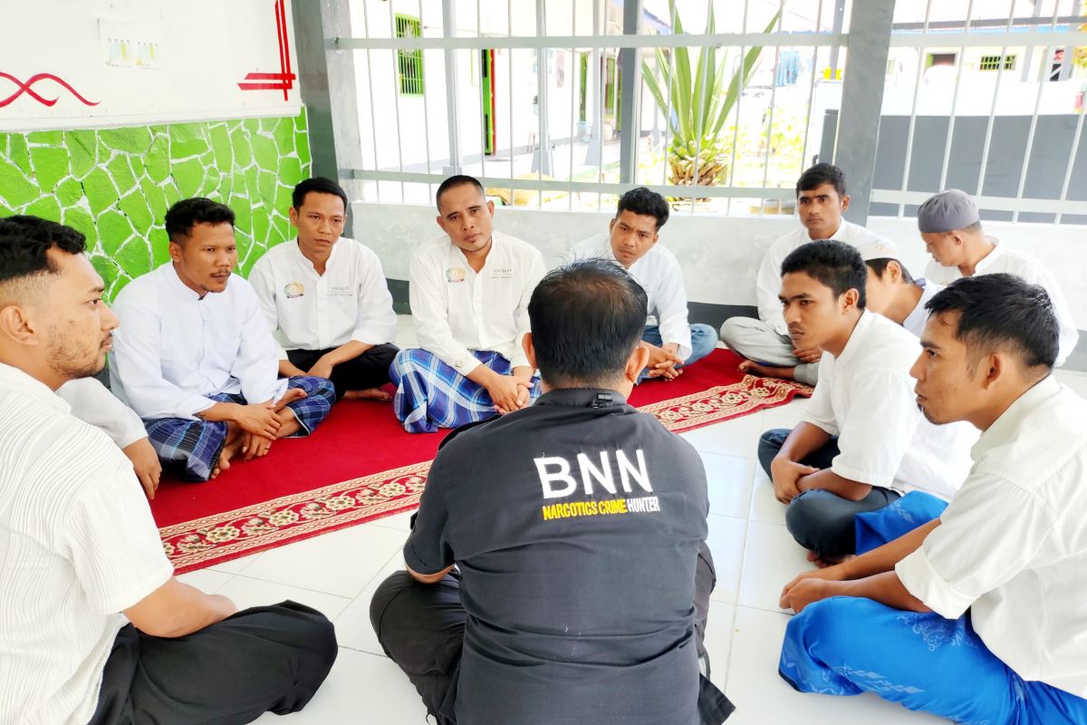 Rutan Lubuk Sikaping bersama BNNK Pasaman Barat rehabilitasi konseling warga binaan