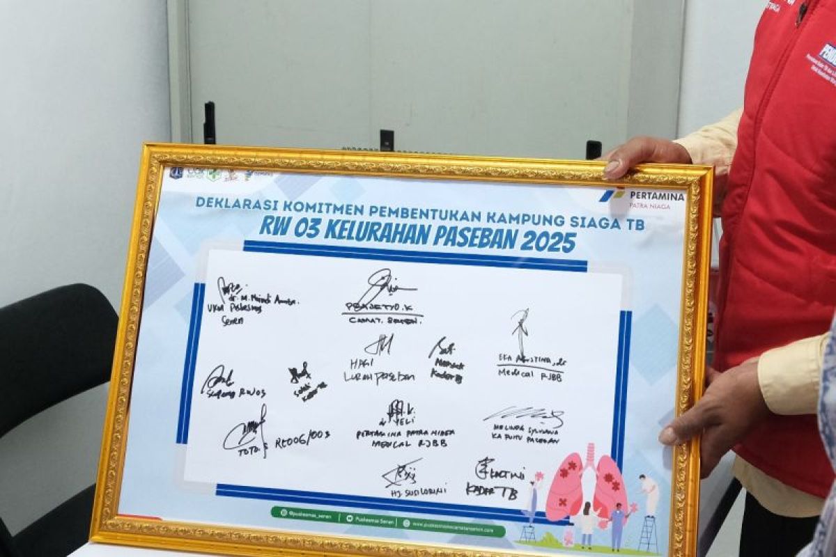 Pertamina Patra Niaga RJBB dukung Kelurahan Paseban menuju Kampung Bebas TB