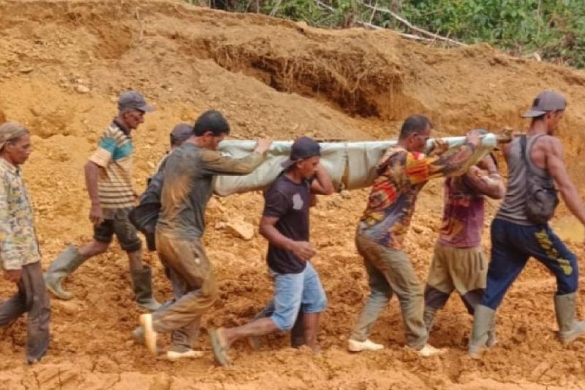 Tambang emas longsor di Aceh Jaya, satu pekerja tewas tertimbun