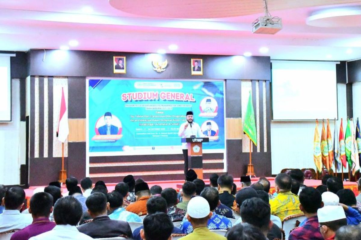Wako Fadly Amran jadi narasumber di kuliah umum Program Pascasarjana Universitas Muhammadiyah Sumatera Barat