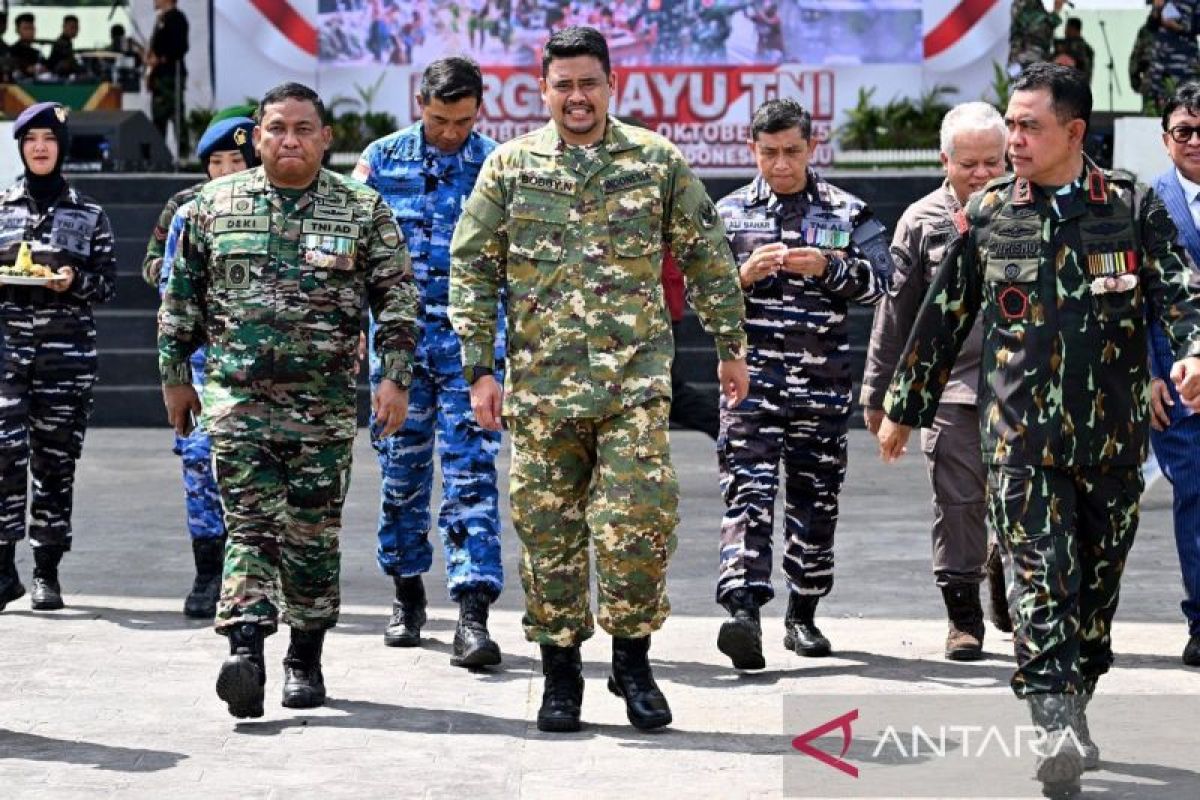 Perayaan HUT ke-80 TNI, Bobby: TNI miliki sejarah panjang bersama rakyat