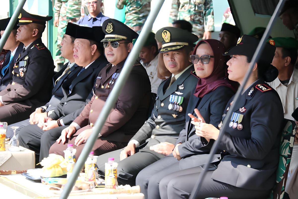 Kodim  0429/Lamtim gelar upacara HUT ke 80 TNI