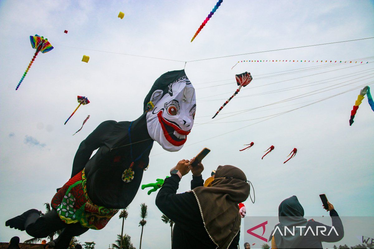 Layang-layang hiasi langit Sleman pada Sleman Kite Festival #1